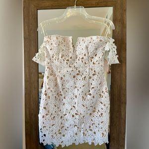 Shannan Mini Dress in White